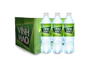 Nước khoáng Vĩnh hảo có gas chai 500 m